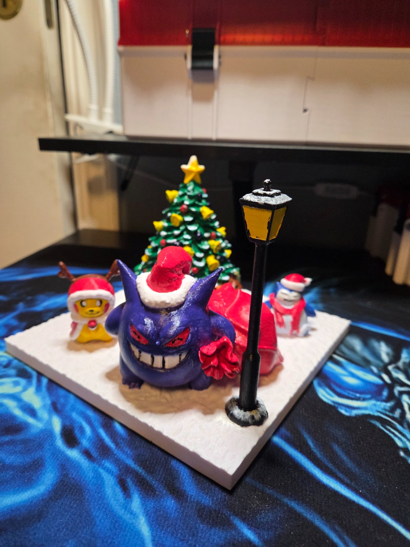 Pokémon-julelandskap med Gengar