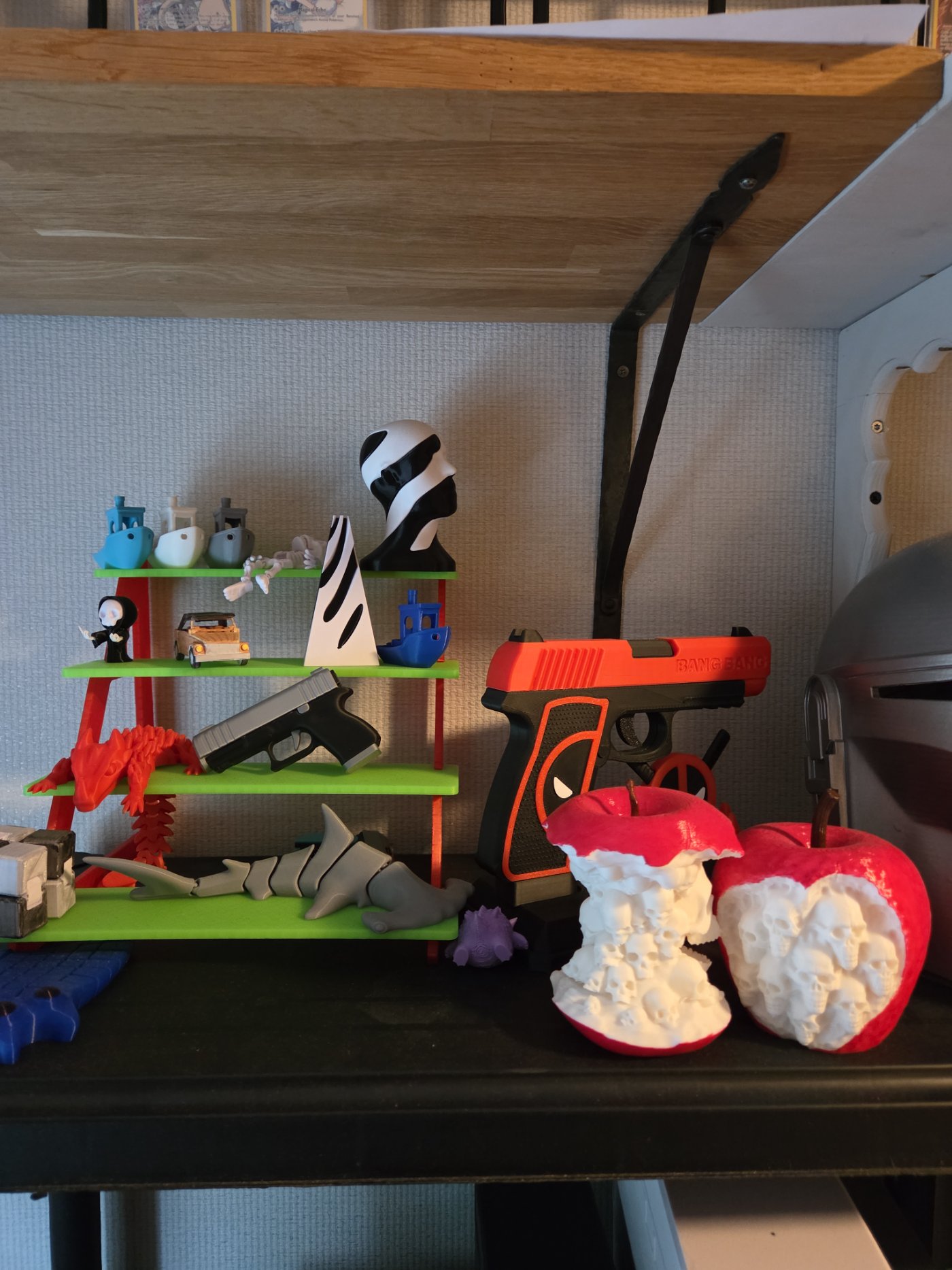 Utstillingsbilde – ulike 3D-printede produkter