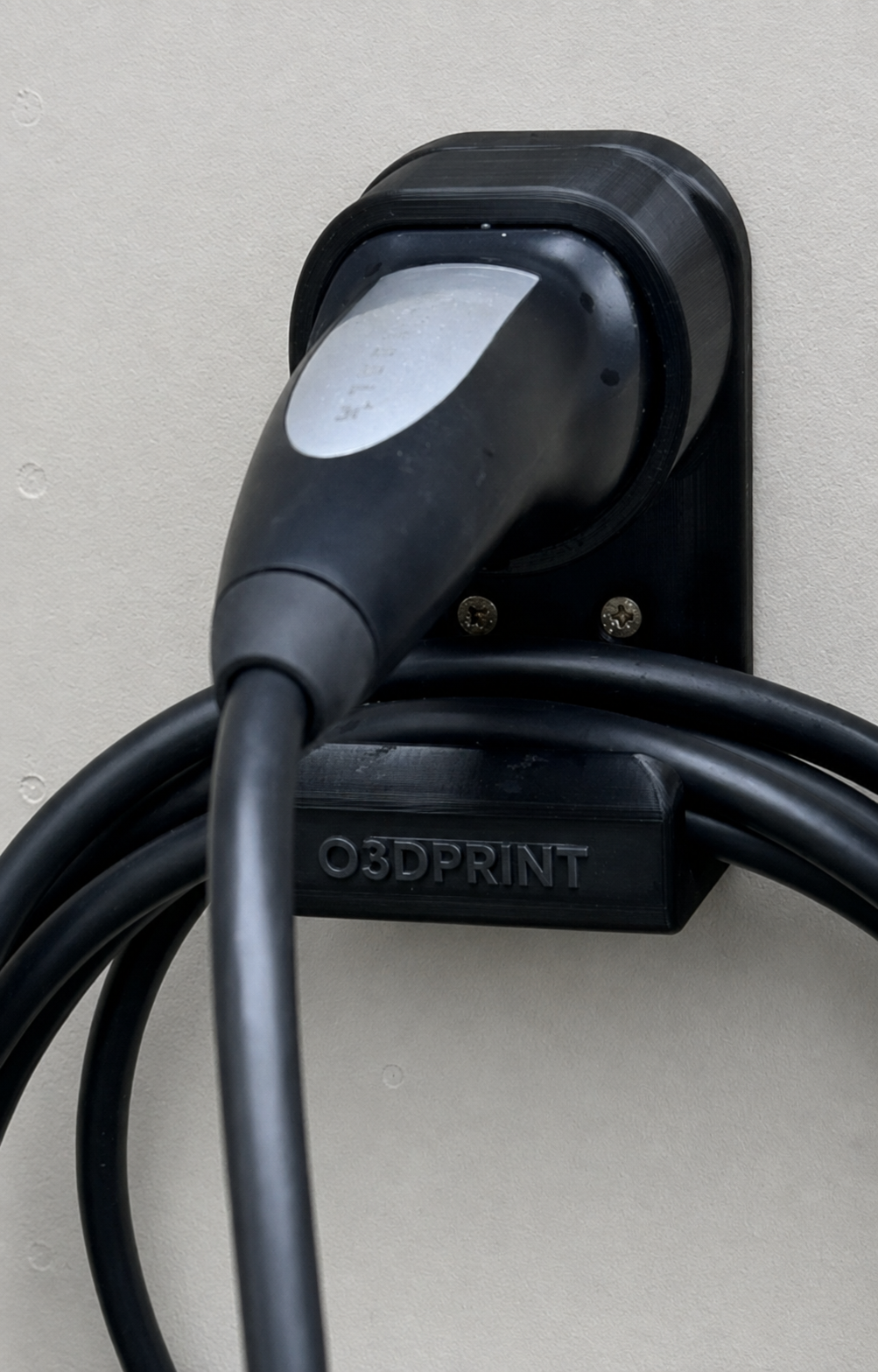 Type 2 ladekabelholder til vegg – Ladeklar